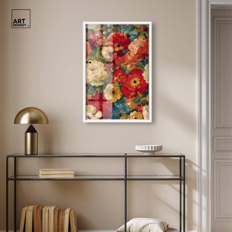 Garden Tapestries II Shadowbox by Art Remedy