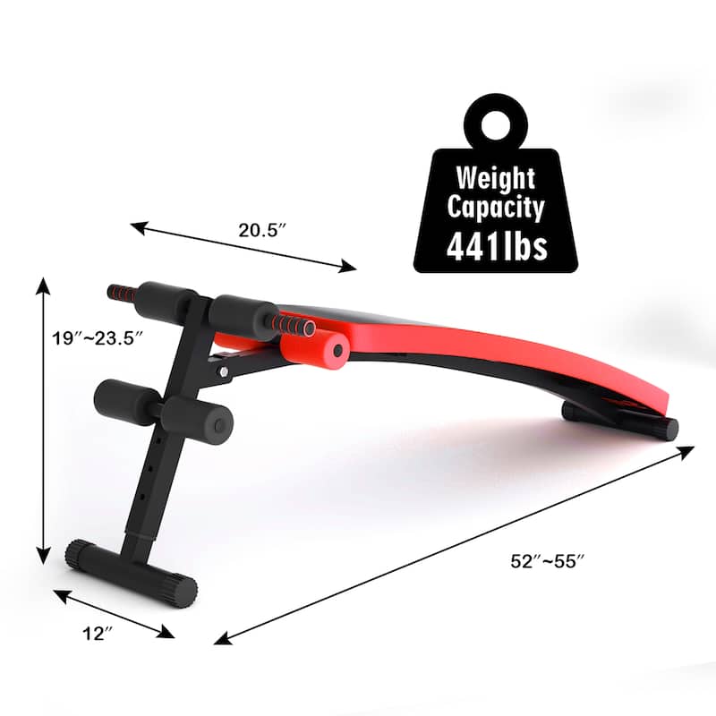 Adjustable Sit up Bench Folding Abdominal Training Slant Bench