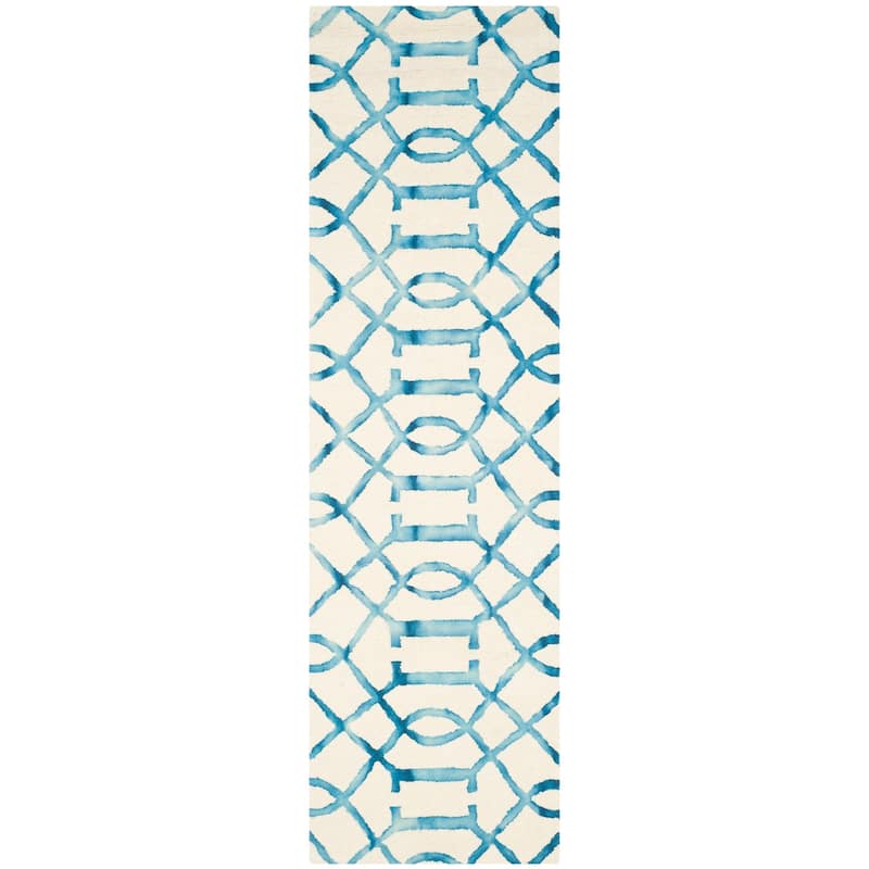 SAFAVIEH Handmade Dip Dye Urbana Watercolor Vintage Boho Wool