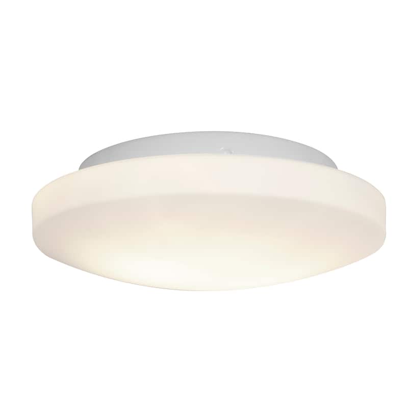 Orion - Dimmable LED -Flush Mount - White - Opal - White