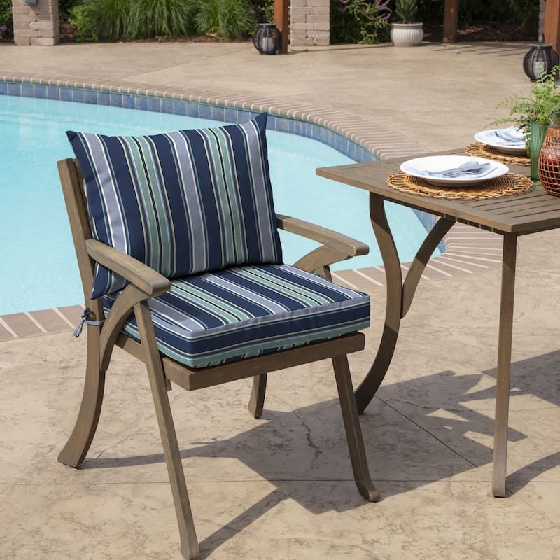 ARDEN Outdoor 21 x 21 in. Dining Chair Cushion Set