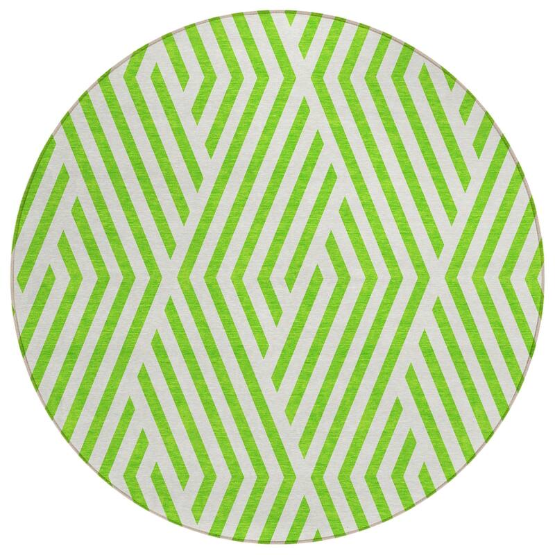 Nana Abstract Shapes Weather Resistant Classic Meets Modern Outdoor Rug