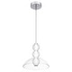 preview thumbnail 3 of 7, Elway Integrated LED Polished Chrome Pendant