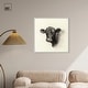 preview thumbnail 37 of 60, Darkness in Detail of Cow Canvas Animal Art Prints by Art Remedy