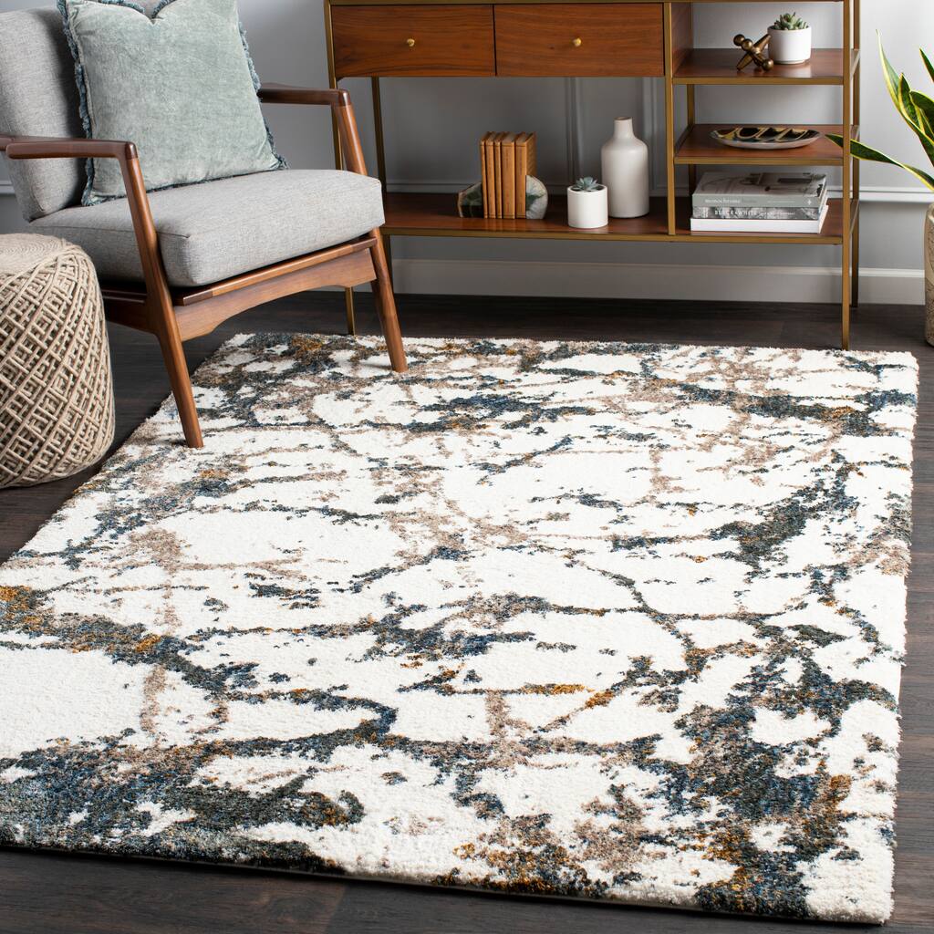 Artistic Weavers Zahrah Modern Abstract Shag Area Rug - Overstock ...