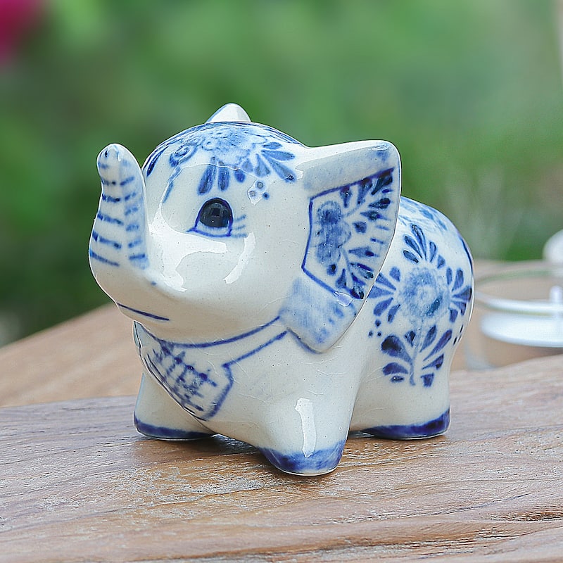 Novica Handmade Little Joy Ceramic Statuette