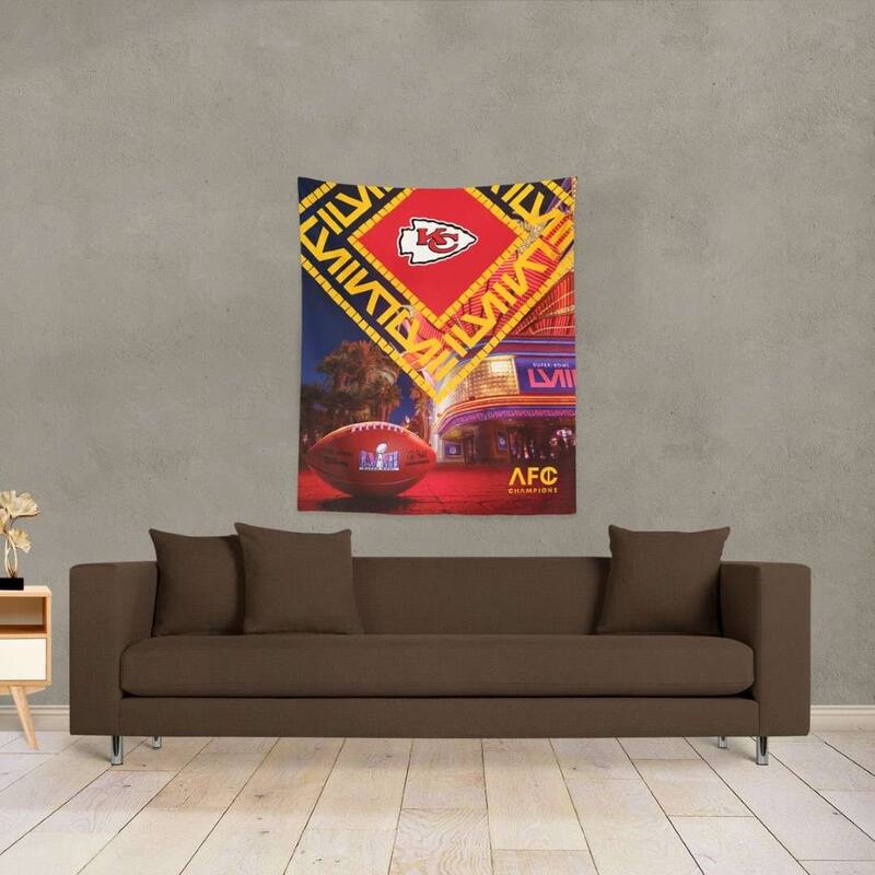 NFL Kansas City Chiefs SB58 Arrival Participant Wall Hanging - 34"x40"