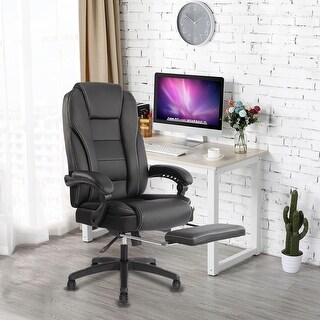 Solid Base Computer Chair Executive Office Chair with Metal Base Computer Chairs - Bed Bath ...
