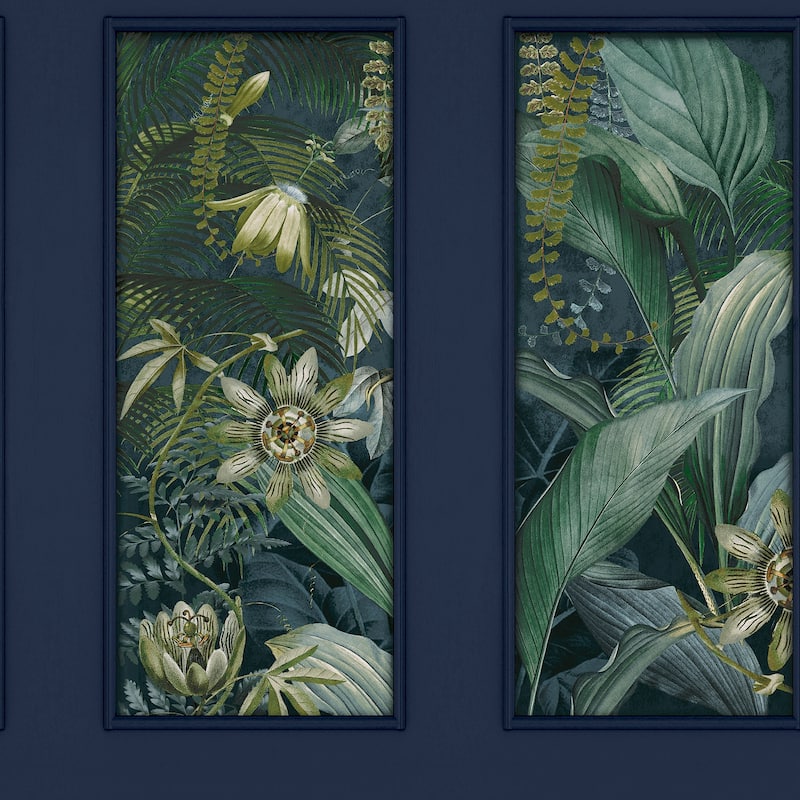 Arthouse Wendell Navy Wild Vibes Wallpaper