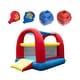 preview thumbnail 1 of 6, Banzai Battle Bop Combo Pack Gloves & Bumpers, 2 Pair & Cool Canopy Bounce House - 36
