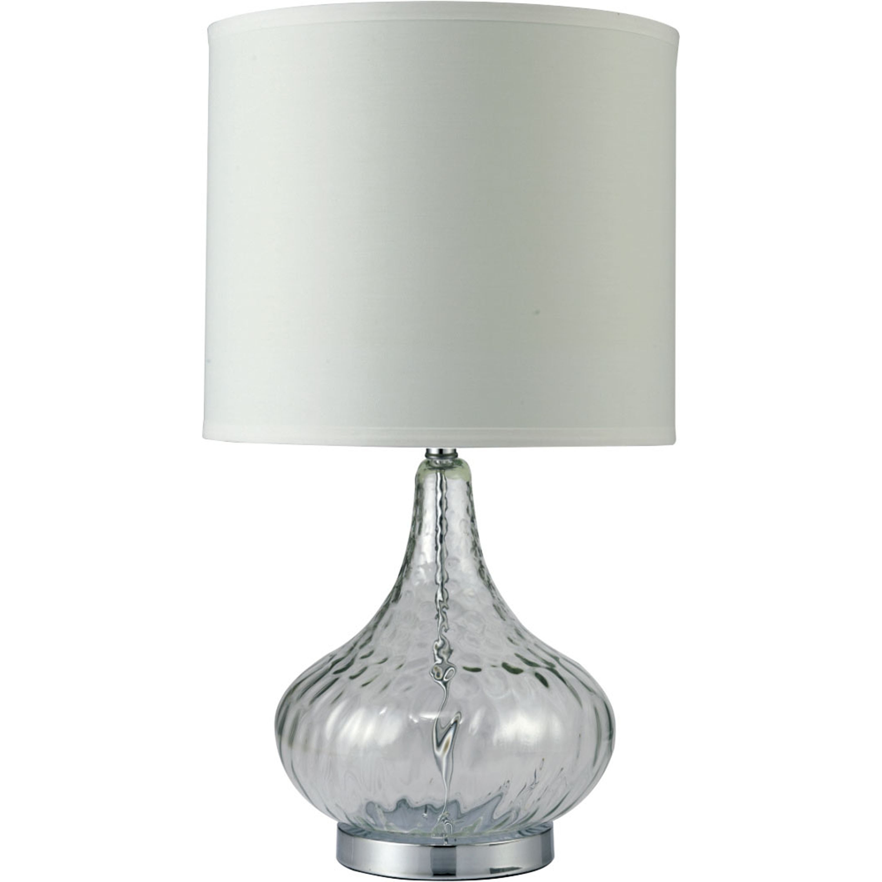 Gracewood Hollow Ajanovic Contemporary Glass On-Off Switch Table Lamp
