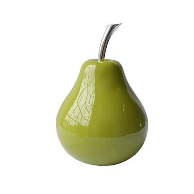 Buffed Green Pear - 11 x 6 x 6