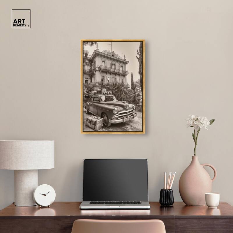 Pack Up the Car Canvas by Art Remedy