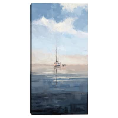 Coastline Colors Light Canvas Art Print