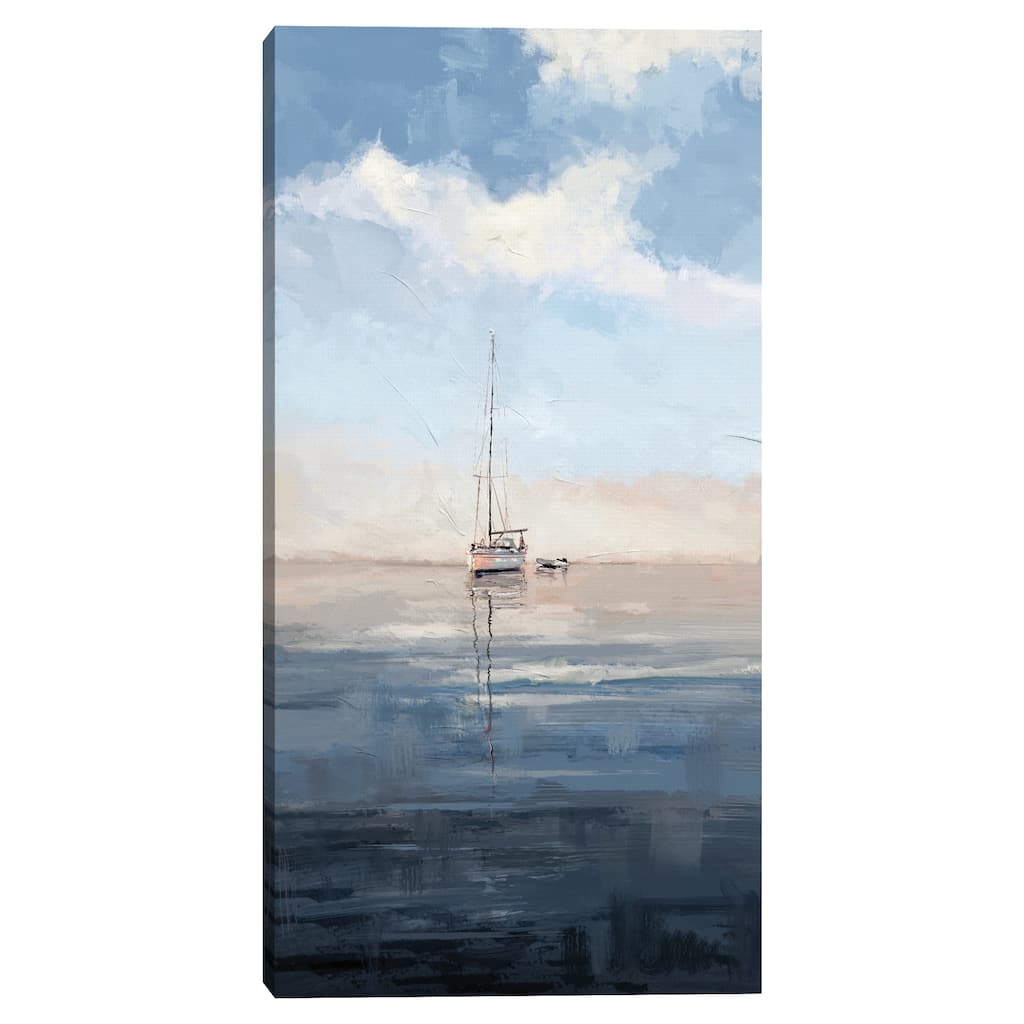 Coastline Colors Light Canvas Art Print