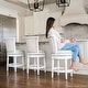 preview thumbnail 6 of 76, Maven Lane 31" Pullman Swivel Bar Height Kitchen Stool