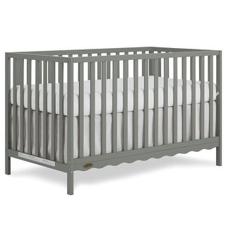 Dream On Me Synergy Wave 5-in-1 Convertible Crib , BSA & Greenguard Gold Certified, Converts from a Baby Crib to a Toddler Bed