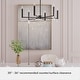 preview thumbnail 6 of 13, Hunter Sunjai Candle Chandelier - Entry, Kitchen Island, Dining Room, Living Room - Geometric, Glam, Contemporary