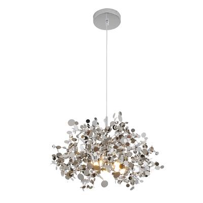 3-Light Chrome Stainless Steel Pendant