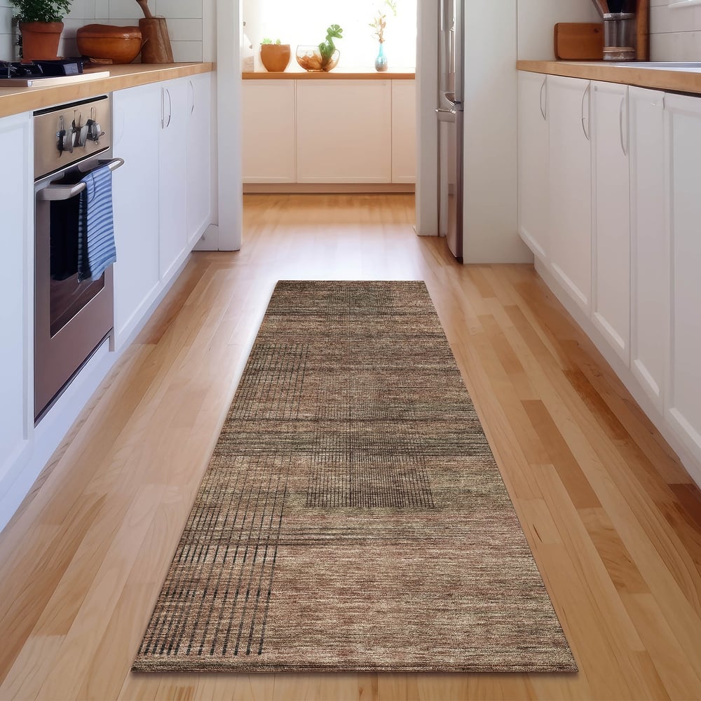 Premium Washable Super Soft Solid Hatches Mayfield Rug