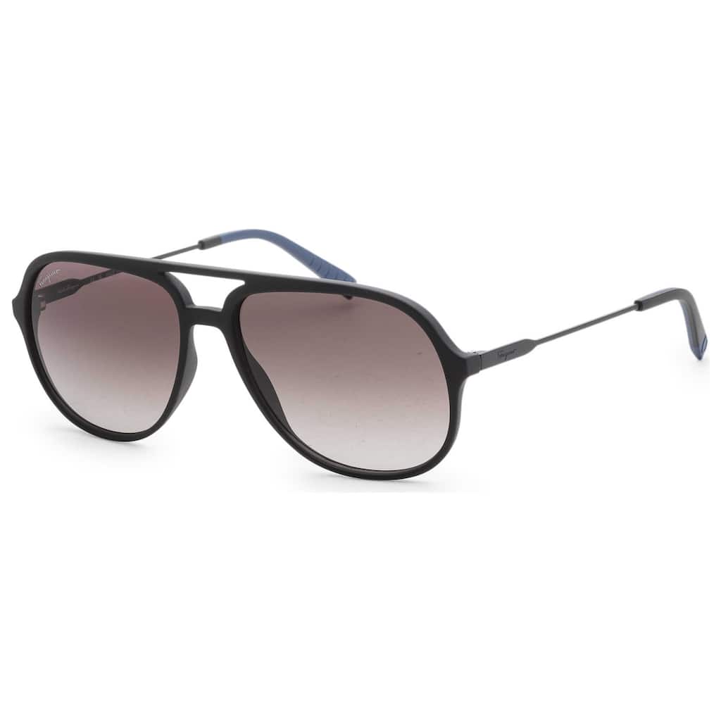 Ferragamo Men's Fashion 60mm Matte Black Sunglasses SF999S-002-60