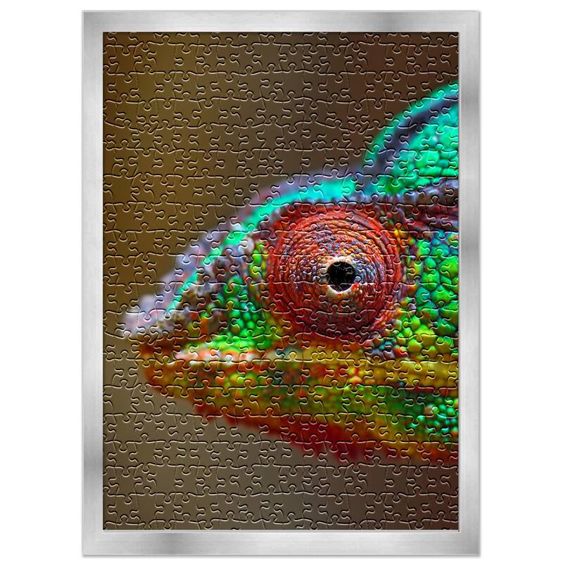 19x27 Jigsaw Puzzle Frame Kit - Kit Includes Puzzle Glue Sheets, Silver Wood Puzzle Frame - Holds 19x27 Photo