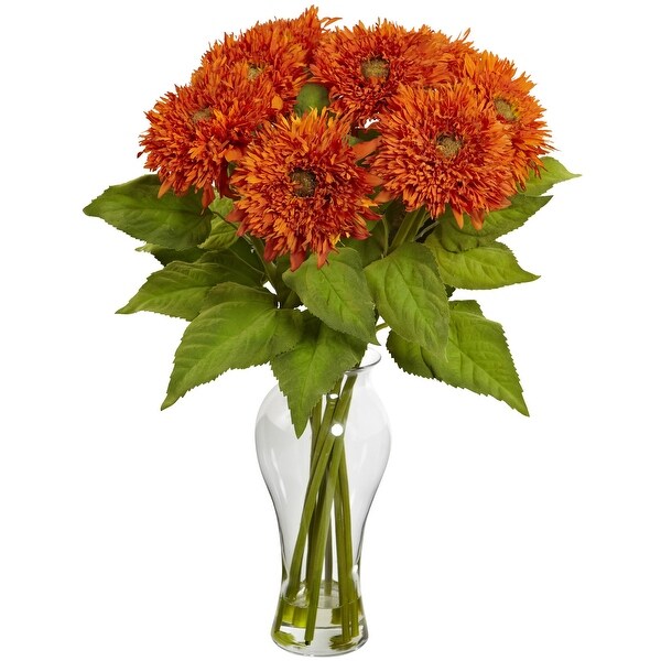 Sunflower Arrangement w/Vase. Opens flyout.