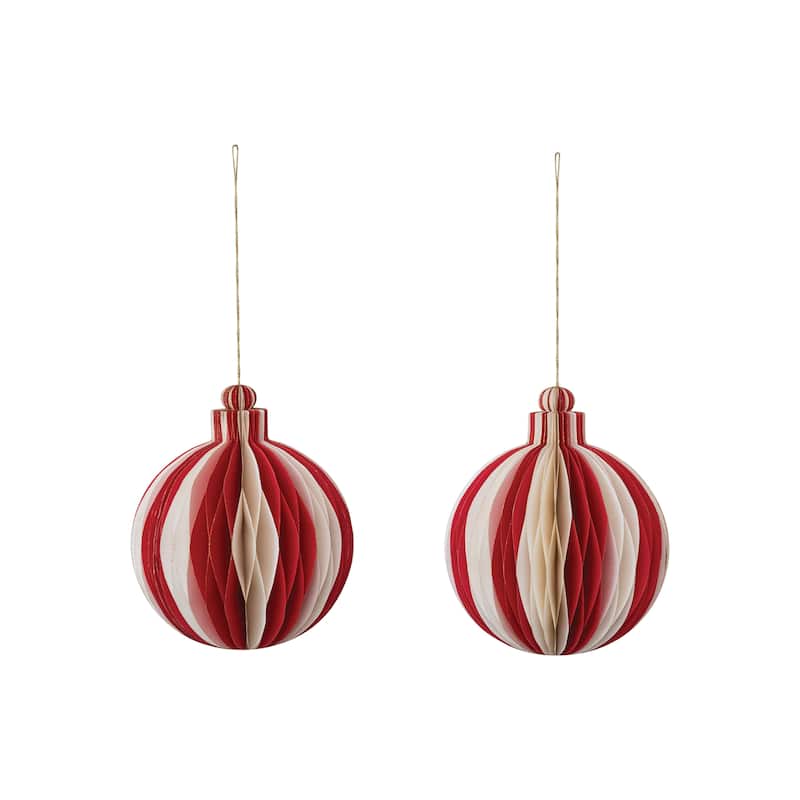 Glittering Honeycomb Paper Ornament