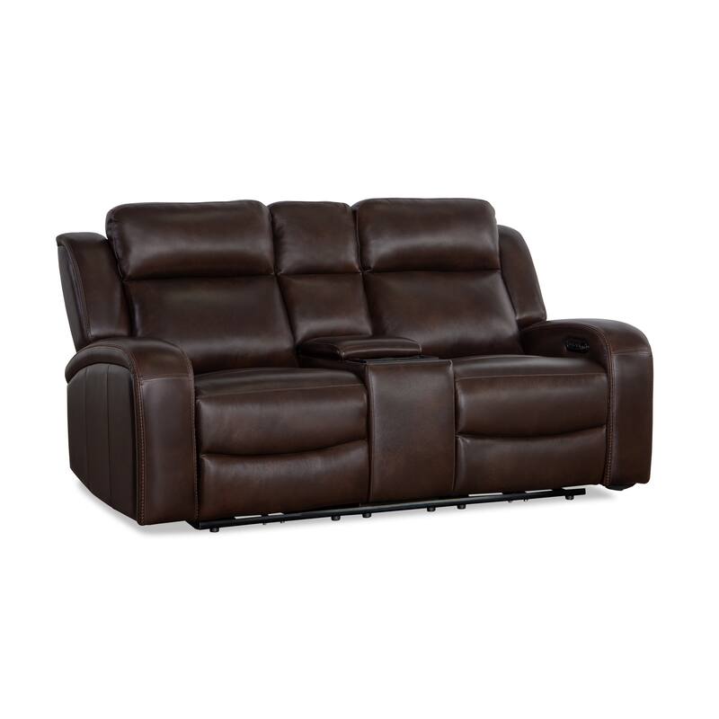 Logan Top Grain Italian Leather Sofa & Loveseat Set