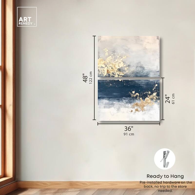 Inner Cosmos I Canvas Set of 2 by Art Remedy, Gallery Wrapped