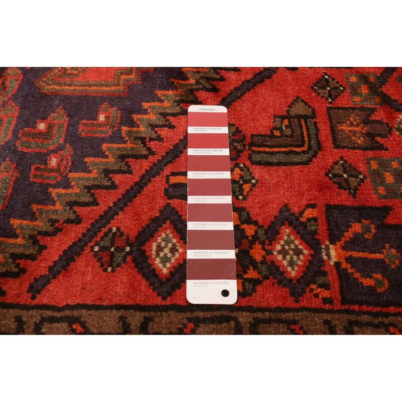 ECARPETGALLERY Hand-knotted Andelz Red Wool Rug - 4'0 x 6'7