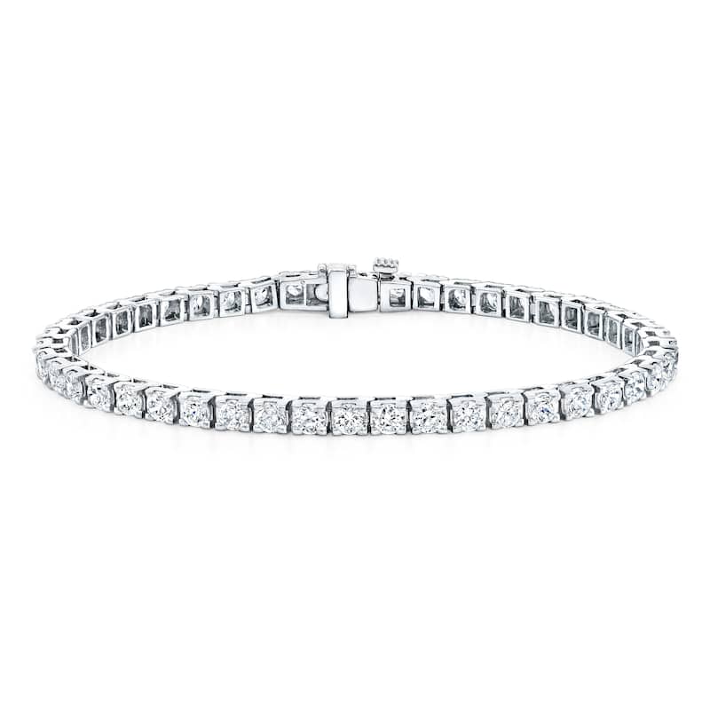 Vault Classics 6.00ct TW Natural Diamond Tennis Bracelet (I VS2) - White