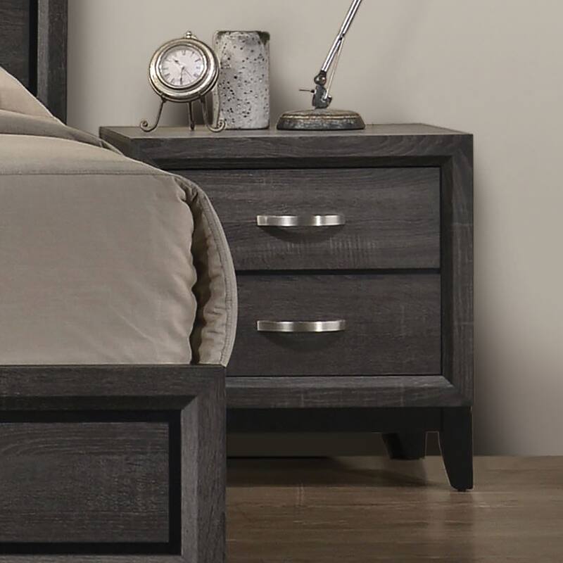 Furniture of America Lante Modern 2-Drawer Nightstand