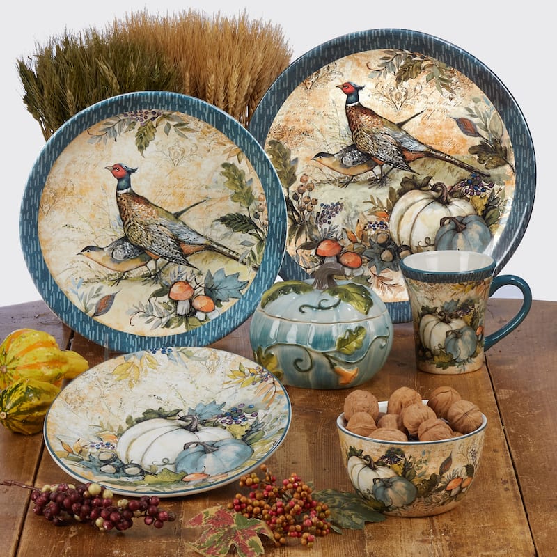 Certified International Harvest Gatherings 16-piece Dinnerware Set (Service for 4)