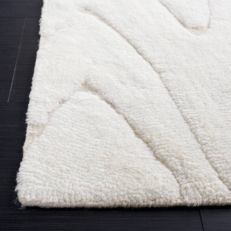 SAFAVIEH Handmade Manhattan Alberdine Modern Wool Rug