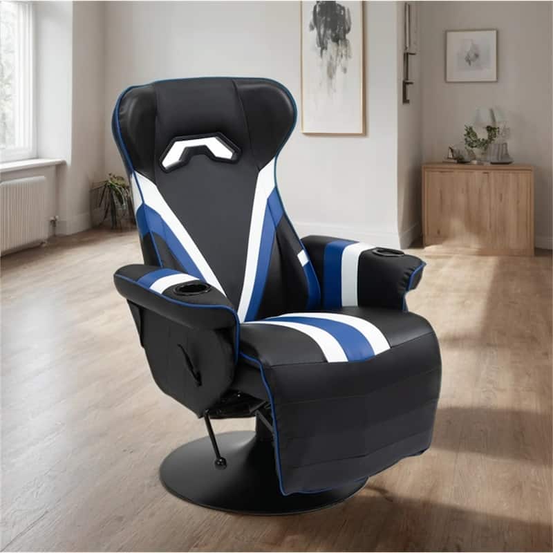 Vinsetto Gaming Chair with Lumbar Support, Footrest and Cup Holder