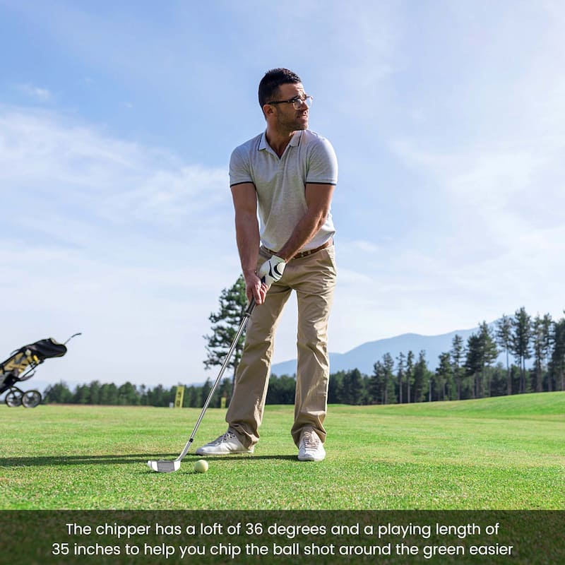 Ultimate Golf Chipper Right-Handed Chipping Club Stainless Steel Head - See Details