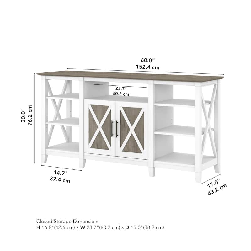 Key West Tall TV Stand with Storage by Bush Furniture