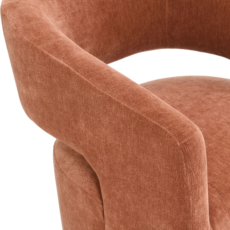 Furniture of America Rivena Modern 26-inch Fabric Accent Chair with Casters
