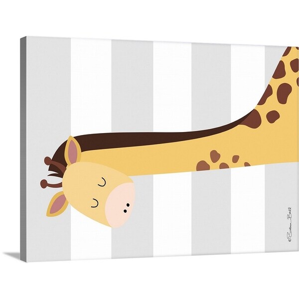 "Giraffe Stripe" Canvas Wall Art