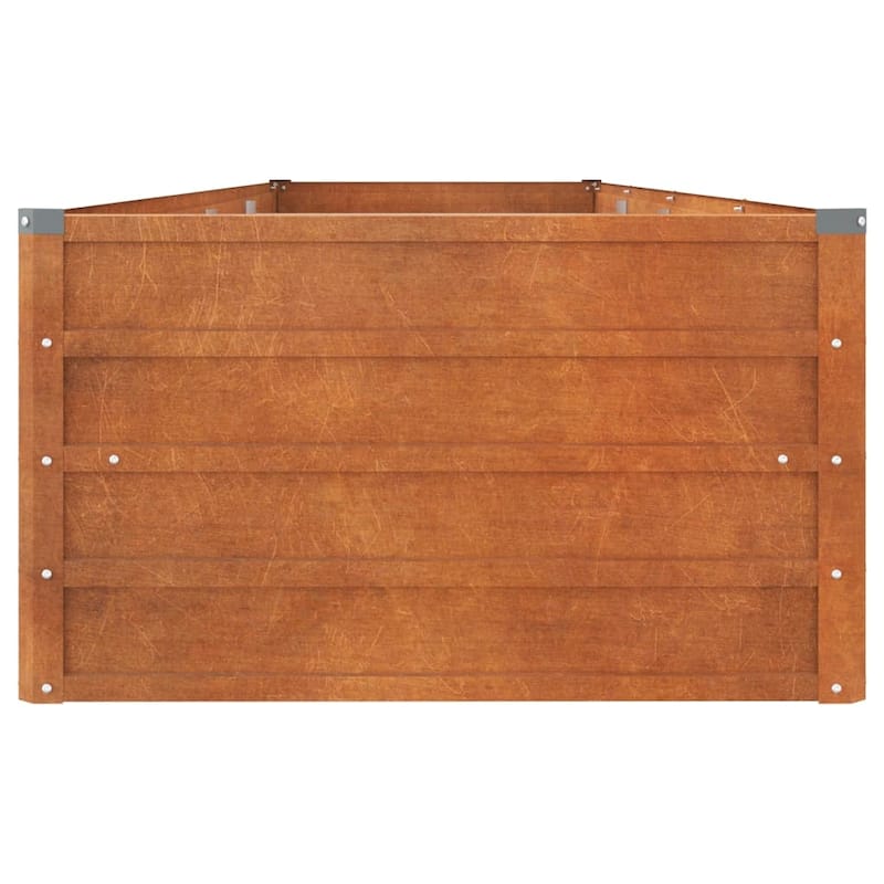 vidaXL Garden Raised Bed Outdoor Patio Backyard Planter Rusty Corten Steel
