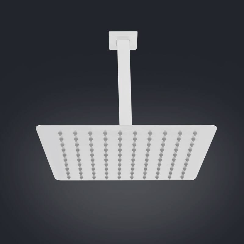 10" Square High Pressure Rain Shower Head,304 Stainless Steel Rain Shower Head