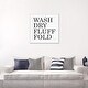 preview thumbnail 13 of 18, iCanvas "Wash-Dry-Fluff-Fold" by Jaxn Blvd.