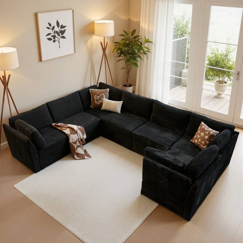 OVIOS Nordic Style Corner Sofa​