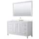Option White / White Quartz Top / Brushed Gold Hardware