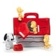 preview thumbnail 1 of 3, Lambs & Ivy Classic Snoopy Interactive Plush Doghouse with 5 Stuffed Animal Toys