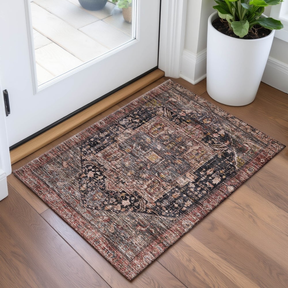 Premium Washable Super Soft Vintage Traditional Mayfield Rug