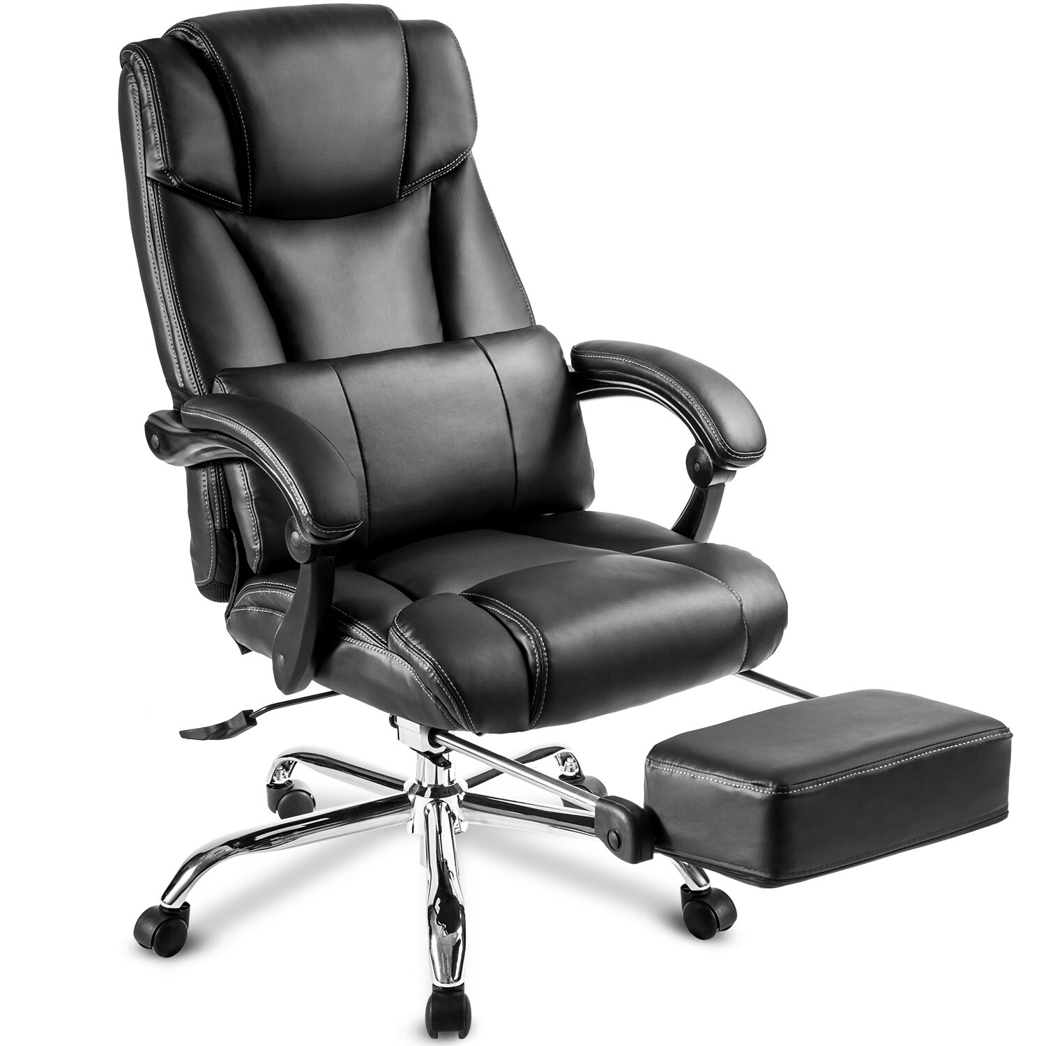 Adjustable Height Double Padded Office Chair Adjustable Back
