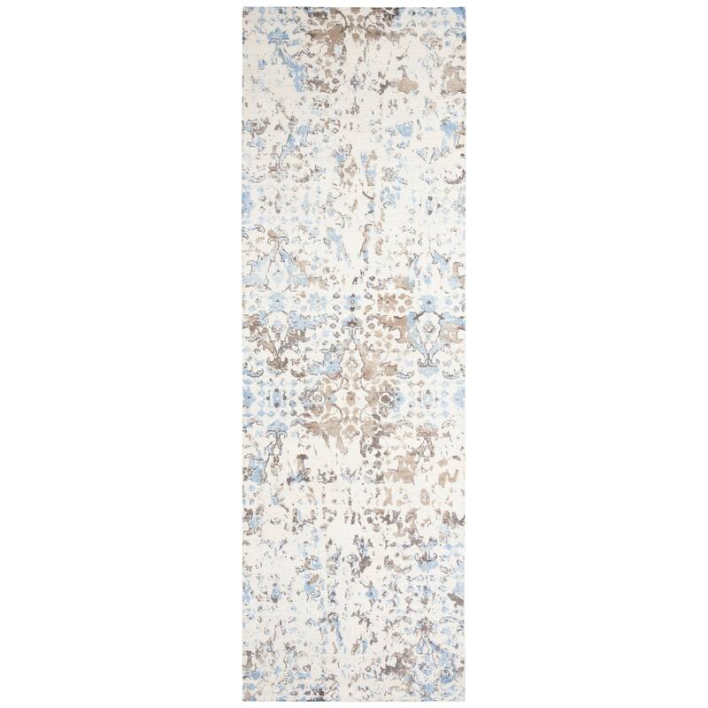 SAFAVIEH Hand-knotted Expression Erza Vintage Boho Abstract Wool Rug