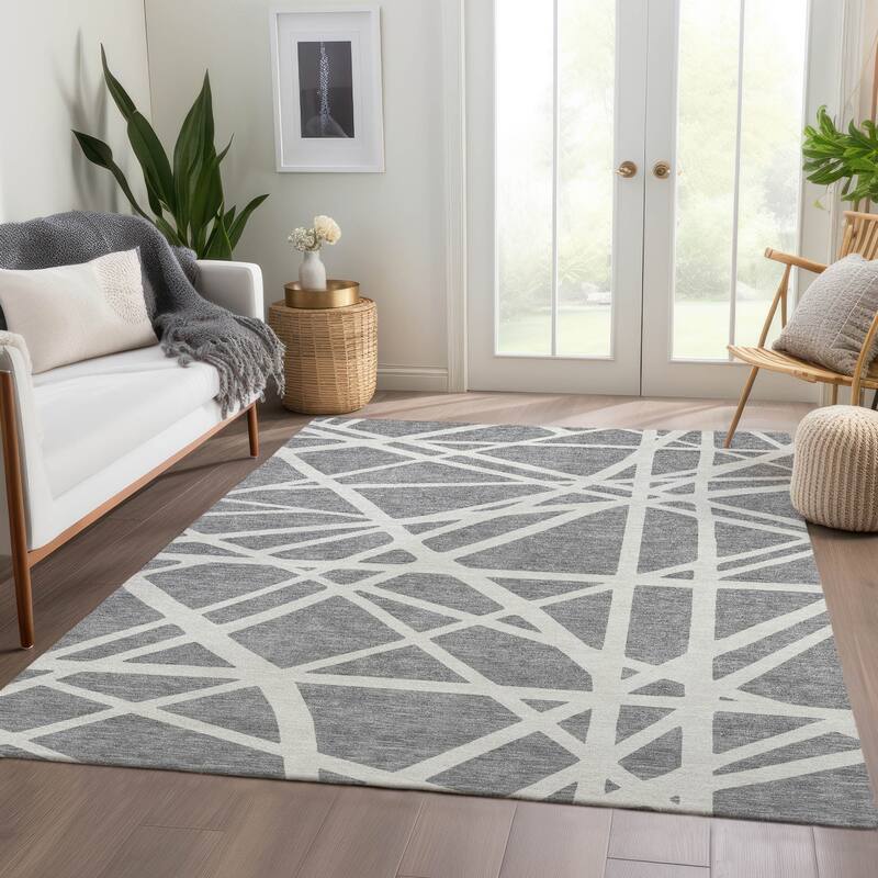 Premium Washable Super Soft Contemporary Harvey Mayfield Rug